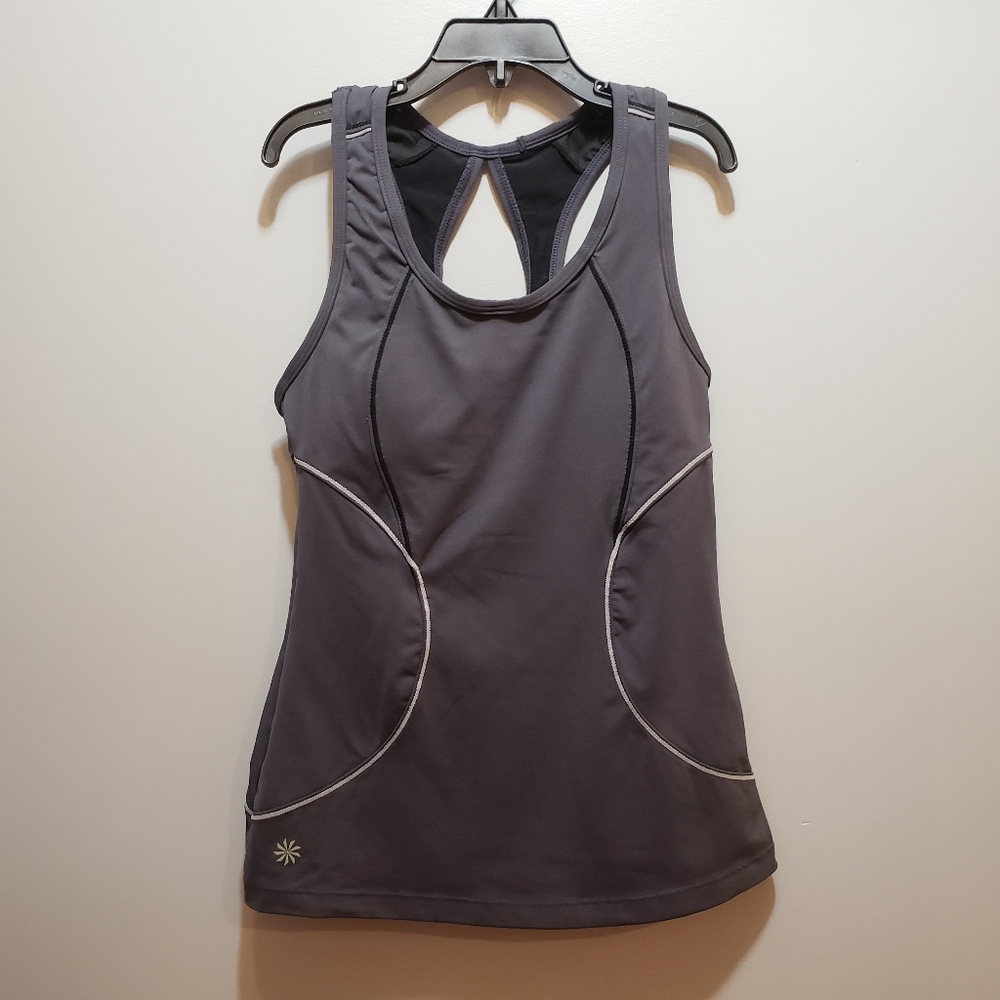 Athleta Tank Top Asphalt Energy Tank Size XXS EUC